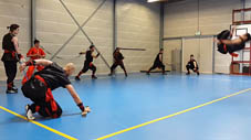 Xia Quan Kung Fu demo voor “Mytylschool de Brug”